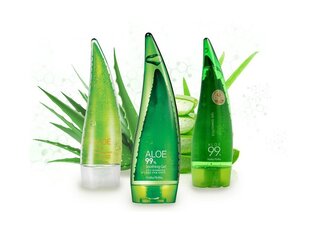 Komplekts Holika Holika Jeju Aloe Face&Body Care: sejas putas 55 ml + dušas želeja 55 ml + nomierinošā želeja 55 ml cena un informācija | Sejas ādas kopšana | 220.lv