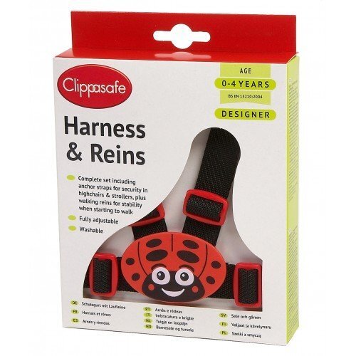 Bērnu drošības pavada Clippasafe Harness&Reins Character, Lady bird цена и информация | Bērnu drošības preces | 220.lv