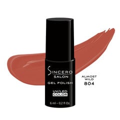 Gēla nagu laka "Sincero Salon", 6ml, Almost wild 838 cena un informācija | Nagu lakas, stiprinātāji | 220.lv