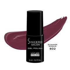 Gēla nagu laka "Sincero Salon", 6ml, Summer dream 800 цена и информация | Лаки для ногтей, укрепители | 220.lv