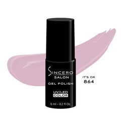 Gēla nagu laka "Sincero Salon", 6ml, It's OK 862 cena un informācija | Nagu lakas, stiprinātāji | 220.lv