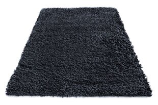 Paklājs Shaggy Anthracite, 80 x 150 cm cena un informācija | Paklāji | 220.lv