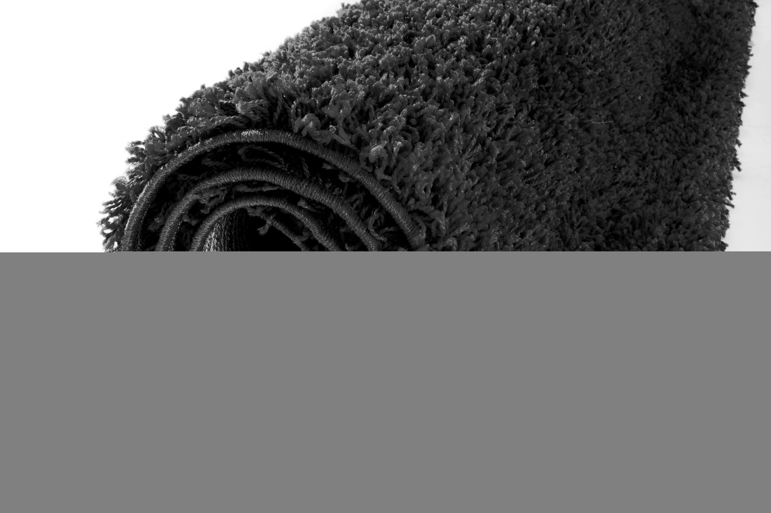Paklājs Shaggy Black, 60 x 100 cm cena un informācija | Paklāji | 220.lv