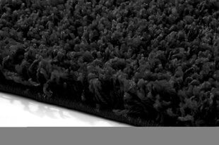 Paklājs Shaggy Black, 60 x 100 cm цена и информация | Ковры | 220.lv