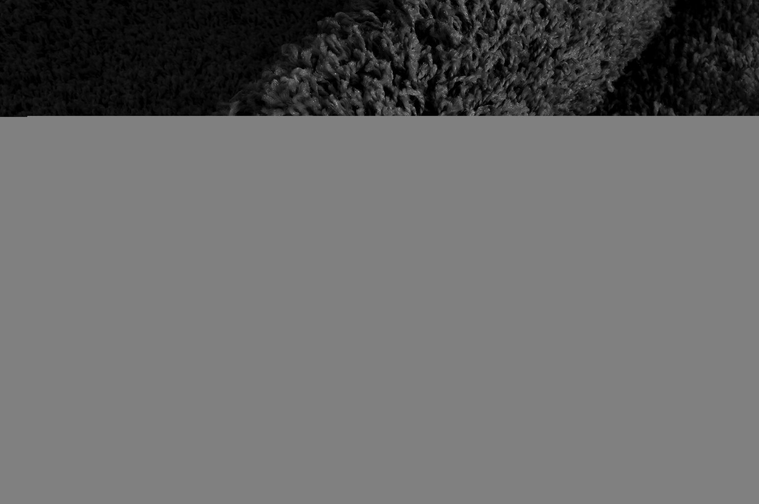 Paklājs Shaggy Black, 100 x 200 cm cena un informācija | Paklāji | 220.lv