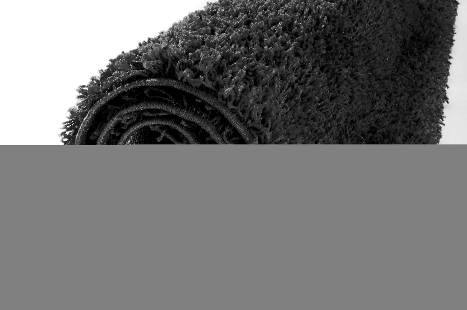 Paklājs Shaggy Black, 100 x 200 cm cena un informācija | Paklāji | 220.lv
