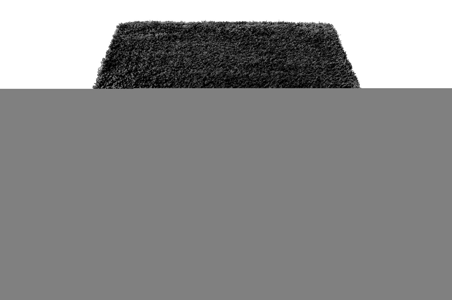 Paklājs Shaggy Black, 160x220 cm cena un informācija | Paklāji | 220.lv