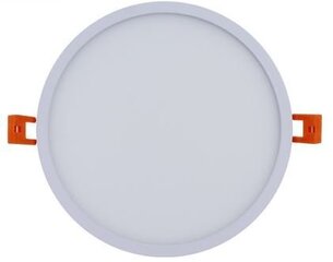 LED iebūvēts apaļais gaismeklis SLIM 24W Ø170mm cena un informācija | Iebūvējamās lampas, LED paneļi | 220.lv