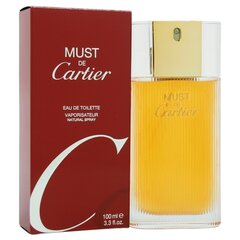 Tualetes ūdens Cartier Must EDT 100 ml cena un informācija | Cartier Smaržas, kosmētika | 220.lv