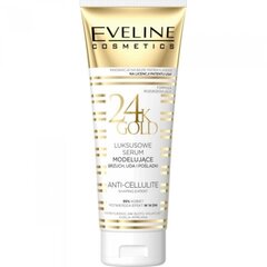 Pretcelulīta krēms ar zelta daļiņām Eveline 24k Gold 250 ml cena un informācija | Pretcelulīta līdzekļi, kosmētika ādas nostiprināšanai | 220.lv