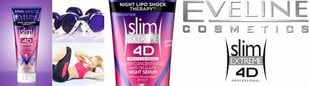 Очень концентрированная ночная антицеллюлитная сыворотка Eveline Slim Extreme 4D 250 мл цена и информация | Антицеллюлитные кремы, средства для упругости кожи | 220.lv