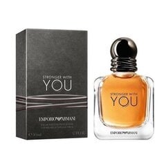 Tualetes ūdens Giorgio Armani Stronger With You edt 50 ml cena un informācija | Giorgio Armani Apģērbi, apavi, aksesuāri | 220.lv