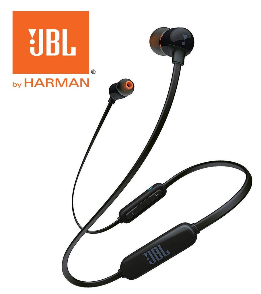 Беспроводные наушники JBL Tune T110BT Black цена | 220.lv