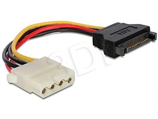 Gembird CC-SATA-PS-M, Sata/Molex, 0.15 м цена и информация | Кабели и провода | 220.lv