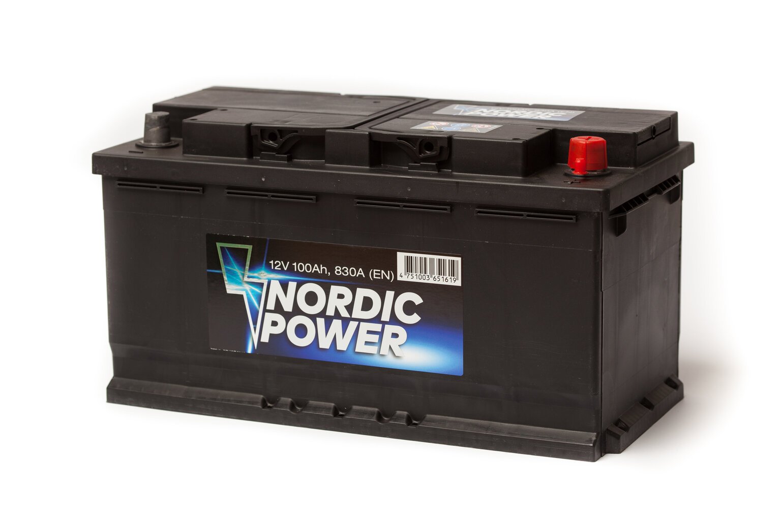 Nordic Power 100 Ah 830A 12V cena un informācija | Akumulatori | 220.lv