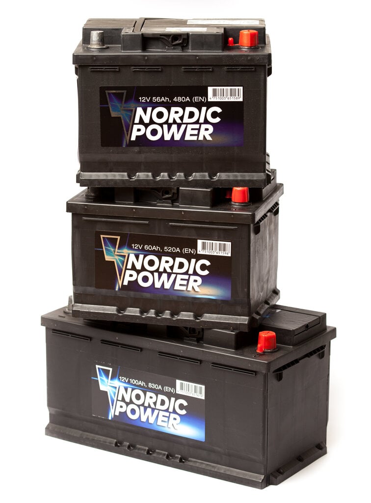 Nordic Power 100 Ah 830A 12V цена и информация | Akumulatori | 220.lv