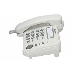 Panasonic KX-TS520, белый цена и информация | Стационарные телефоны | 220.lv