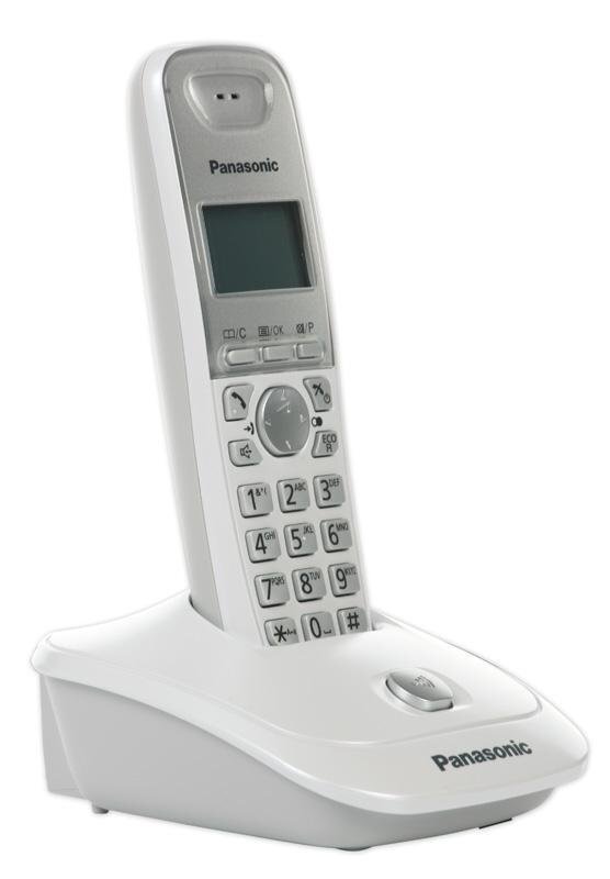 Panasonic KX-TG2511PDW, balts цена и информация | Stacionārie telefoni | 220.lv