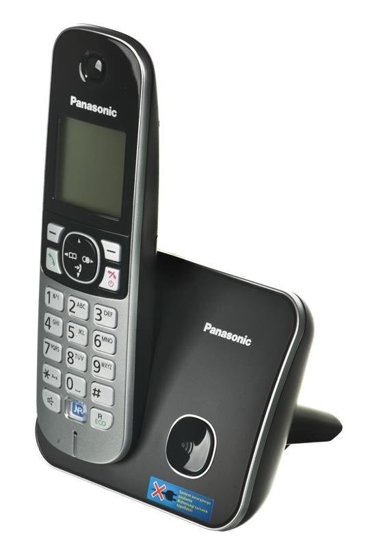 Panasonic KX-TG6811 PDB, melns цена и информация | Stacionārie telefoni | 220.lv