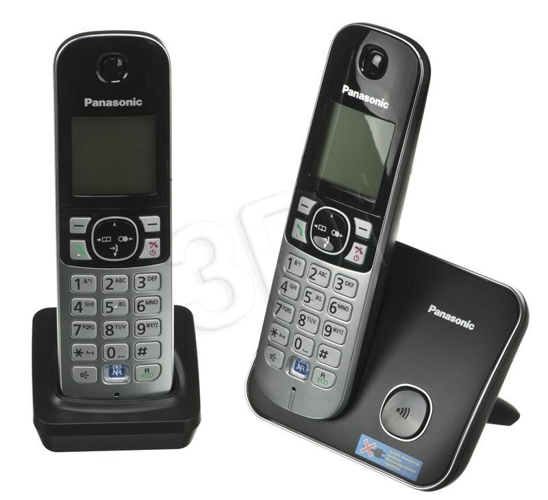 Panasonic KX-TG6812 PDB, sudraba цена и информация | Stacionārie telefoni | 220.lv