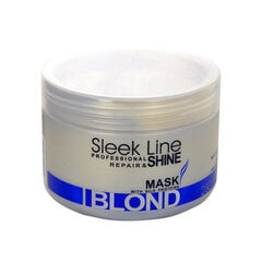 Dzeltenus toņus neitraizējošā maska matiem Stapiz Sleek Line Blond, 250 ml cena un informācija | Matu uzlabošanai | 220.lv