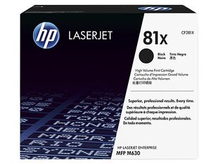 HP 81X (CF281X), черный картридж цена и информация | Картриджи для лазерных принтеров | 220.lv