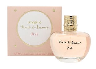 Tualetes ūdens Emanuel Ungaro Fruit D'amour Pink EDT 100 ml cena un informācija | Sieviešu smaržas | 220.lv