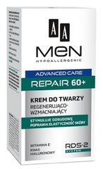 Atjaunojošs sejas krēms jūtīgai vīriešu ādai AA Men Advanced Care 60+, 50 ml цена и информация | Кремы для лица | 220.lv
