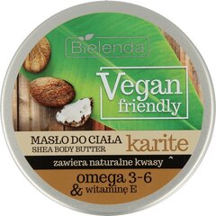 Barojošs ķermeņa sviests ar sviesta koku Bielenda Vegan Friendly, 250 ml cena un informācija | Ķermeņa krēmi, losjoni | 220.lv