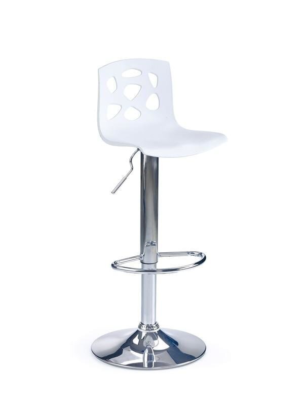 Bāra krēsls Halmar H 48, balts cena un informācija | Virtuves un ēdamistabas krēsli | 220.lv