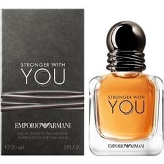 Giorgio Armani Emporio Armani Stronger With You EDT vīriešiem 30 ml цена и информация | Мужские духи | 220.lv