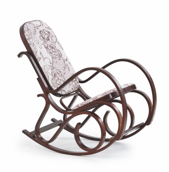 Кресло-качалка Halmar Max 2, коричневого цвета цена и информация | Кресла в гостиную | 220.lv