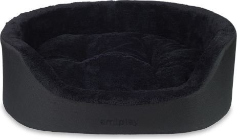 Amiplay gulta Ellipse Aspen, S , melns cena un informācija | Suņu gultas, spilveni, būdas | 220.lv