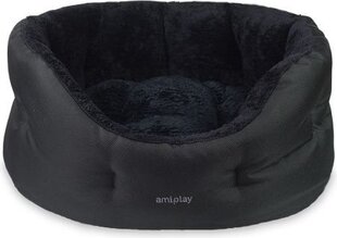 Amiplay кроватка Colosseum Aspen, M, черный​​ цена и информация | Лежаки, домики | 220.lv