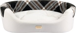Amyplay кроватка Ellipse 2 в 1 Kent, M​, белый​ цена и информация | Лежаки, домики | 220.lv