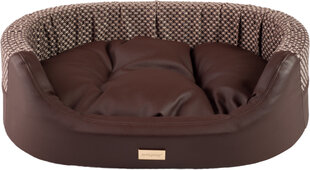 Amiplay кроватка Ellipse 2 в 1 Morgan, L, коричневая цена и информация | Лежаки, домики | 220.lv