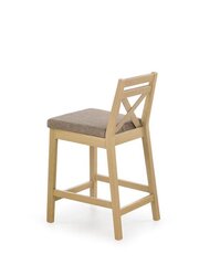 Барный стул Halmar Borys low, дубовый/песочный цвет цена и информация | Стулья для кухни и столовой | 220.lv
