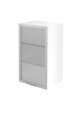 Подвесной кухонный шкафчик Halmar Halmar Vento GV, левый, белый цена и информация | Кухонные шкафчики | 220.lv
