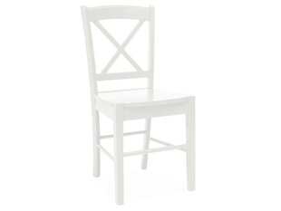 8 krēslu komplekts CD-56, balts cena un informācija | Virtuves un ēdamistabas krēsli | 220.lv