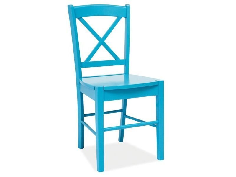8 krēslu komplekts CD-56, gaiši zila cena un informācija | Virtuves un ēdamistabas krēsli | 220.lv