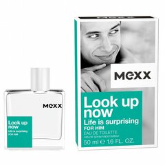 Mexx Look up Now Life Is Surprising For Him EDT для мужчин 50 мл цена и информация | Мужские духи | 220.lv