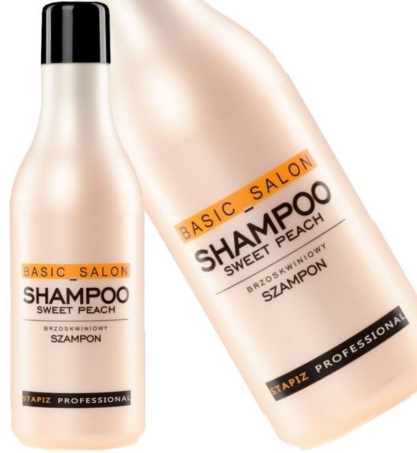 Stapiz Basic Salon Sweet Peach šampūns 1000 ml cena un informācija | Šampūni | 220.lv