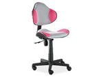 Biroja krēsls Q-G2, rozā / pelēks