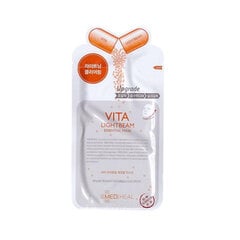 Mediheal Vita Lightbeam Essential auduma maska, 24 ml cena un informācija | Sejas maskas, acu maskas | 220.lv