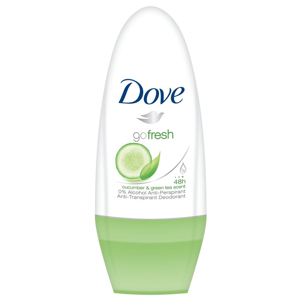 Dove Go Fresh Cucumber & Green Tea antiperspirants 50 ml цена и информация | Dezodoranti | 220.lv