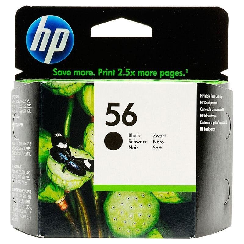 Tintes kasetne HP 56, melna цена и информация | Tintes kārtridži | 220.lv