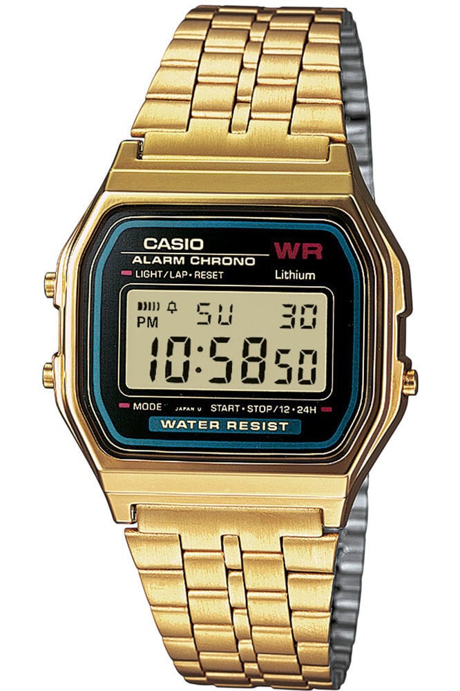 Pulkstenis Casio A159WGEA-1EF cena un informācija | Vīriešu pulksteņi | 220.lv