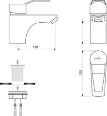 Jaucējkrāns Imperial Vesto цена и информация | Смесители | 220.lv