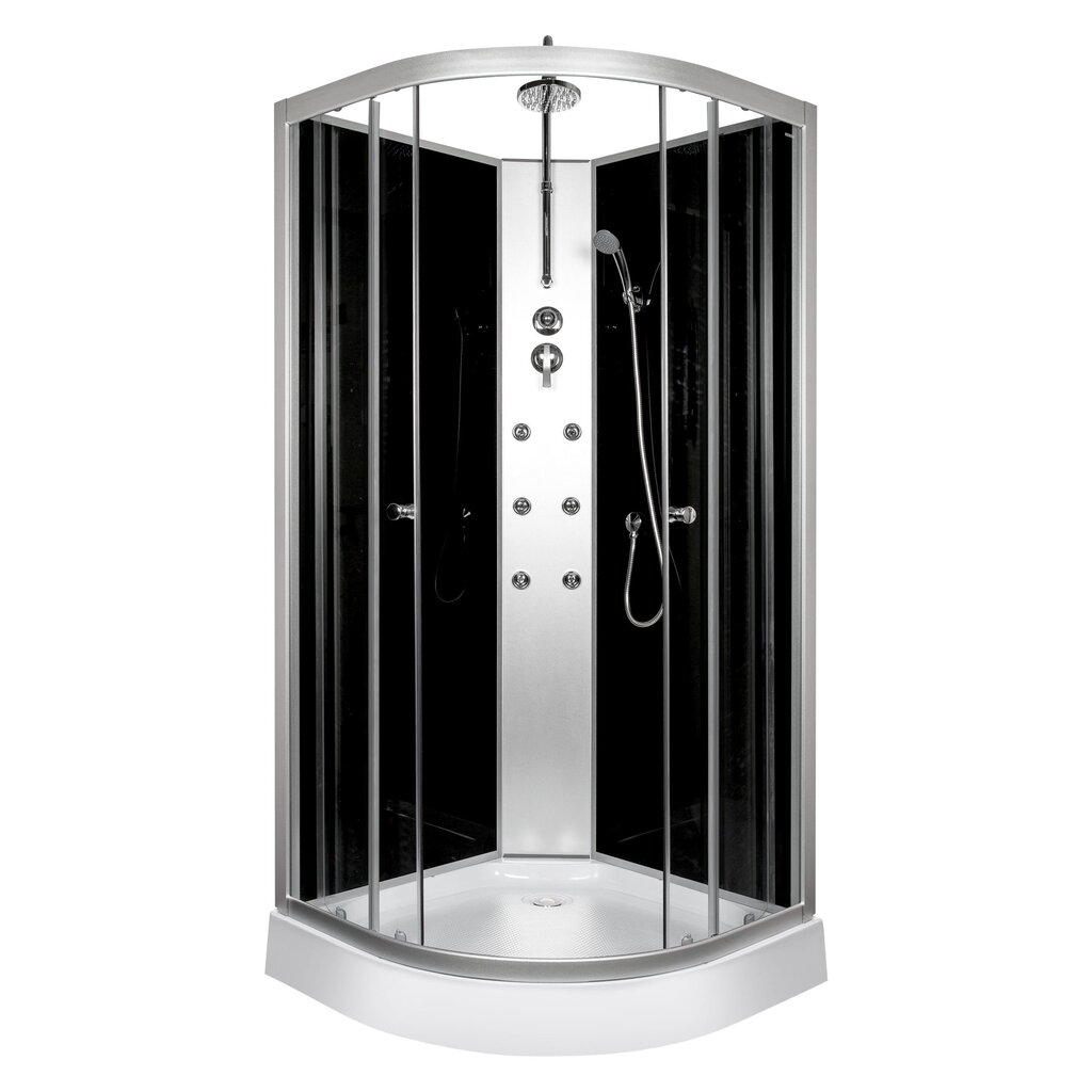 Hidromasāžas dušas kabīne kabina Kerra Mia cena un informācija | Hidromasāžas dušas kabīnes | 220.lv