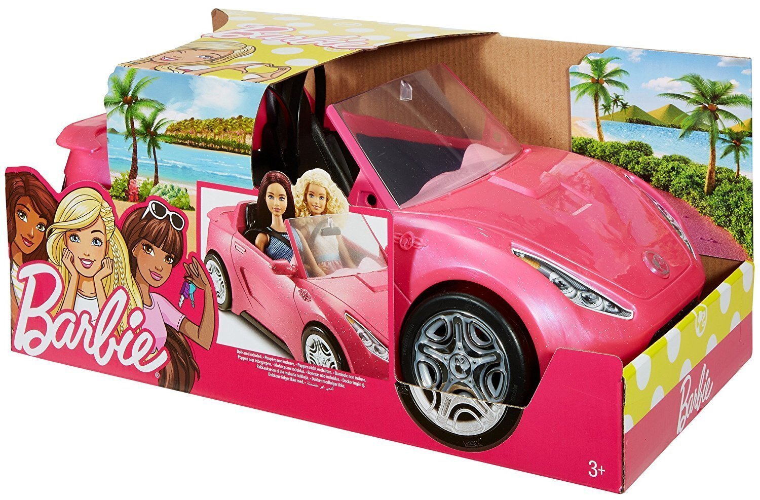 Barbie GLAM kabriolets цена и информация | Rotaļlietas meitenēm | 220.lv